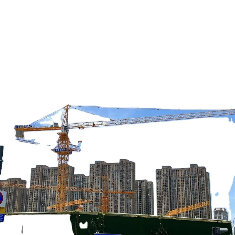 Подержанный башенный кран Лучшая цена основной насос для инженерного строительства 10 тонн