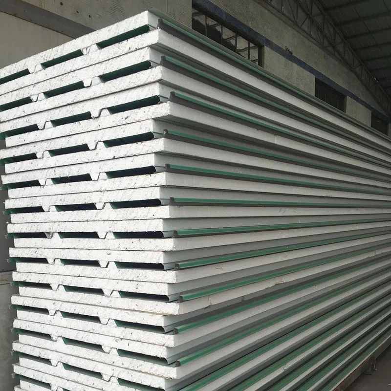 Manufacturer Q235 Grade Roofing Sandwich Panels Custom Cutting Service Hot-Rolled Steel Sheets with Wood Foam for Tunisia