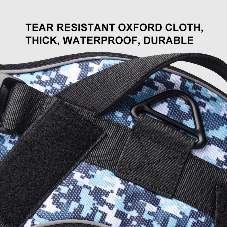 Customisable private label plain colour dog harness  for big dog