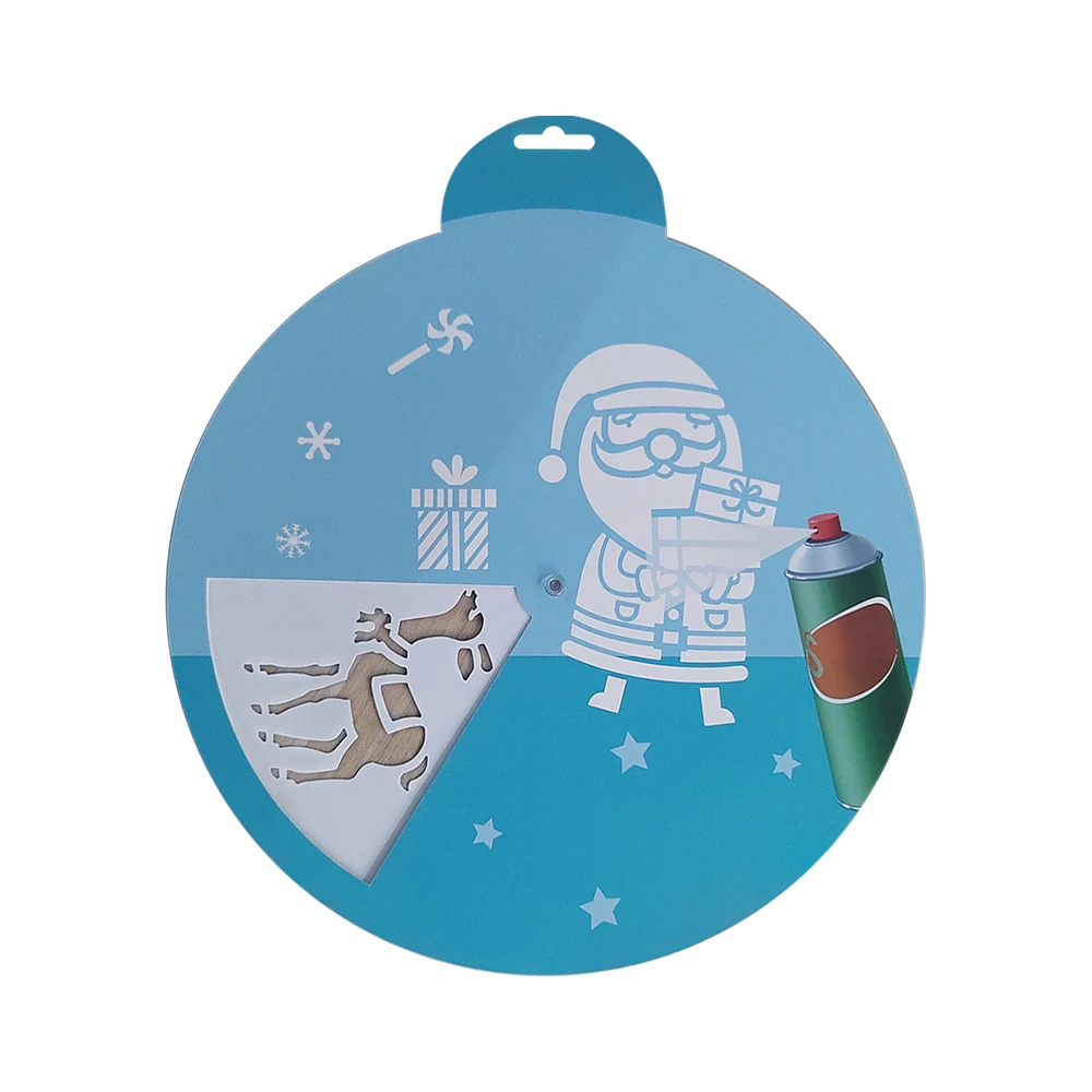 Christmas Stencils Reusable Stencil For Painting On Wood Fabric Paper Windows Cards For Festival