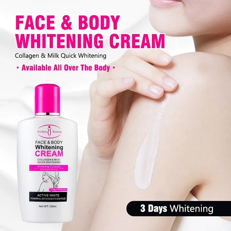 OEM ODM Skin Care Cream Moisturizing Milk and Collagen Whitening Body Lotion for Black Skin