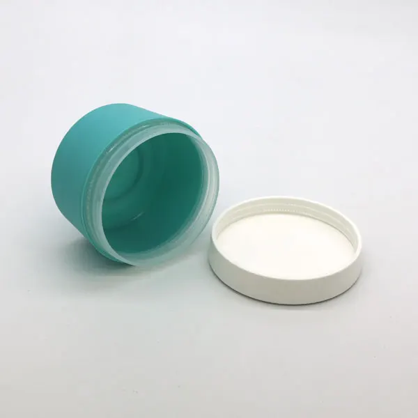 Compostable Custom Double Wall cosmetic containers 1oz 2oz 3oz 8oz Plastic cream Jar