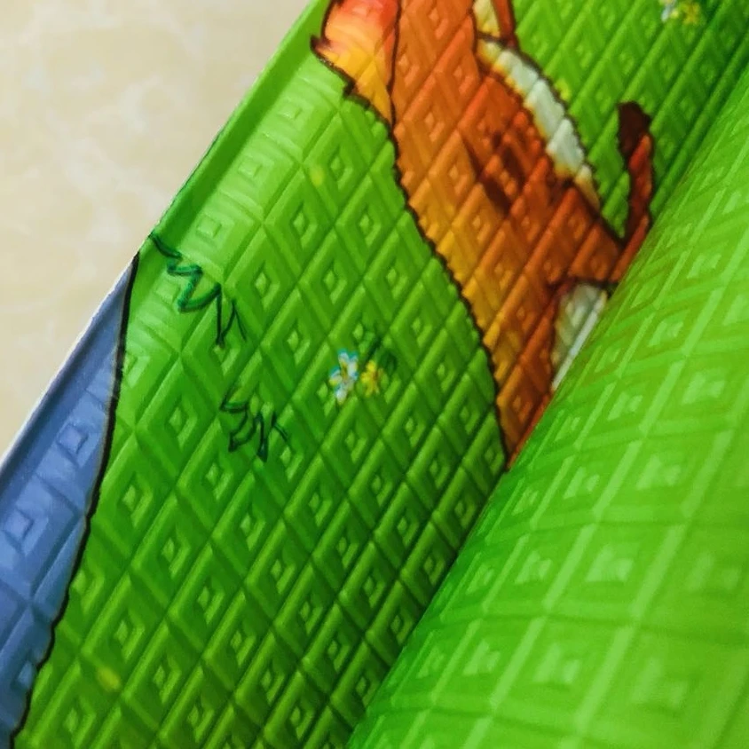 Hot Sale Double Sided Play Mat Eco-friendly PU Roll Play Mat for Baby