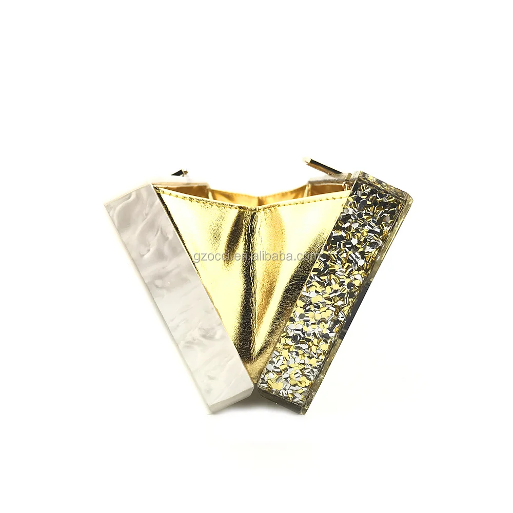 
OC4025 OCCI factory hand made shadow name for ladies party custom bags 