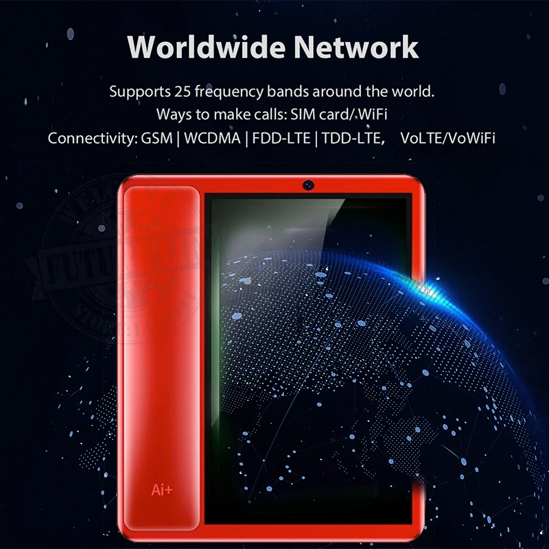  4G LTE SIM-карта Android Смарт стационарный сенсорный экран Видеозвонок телефон с Wi-Fi запись для дома бизнеса