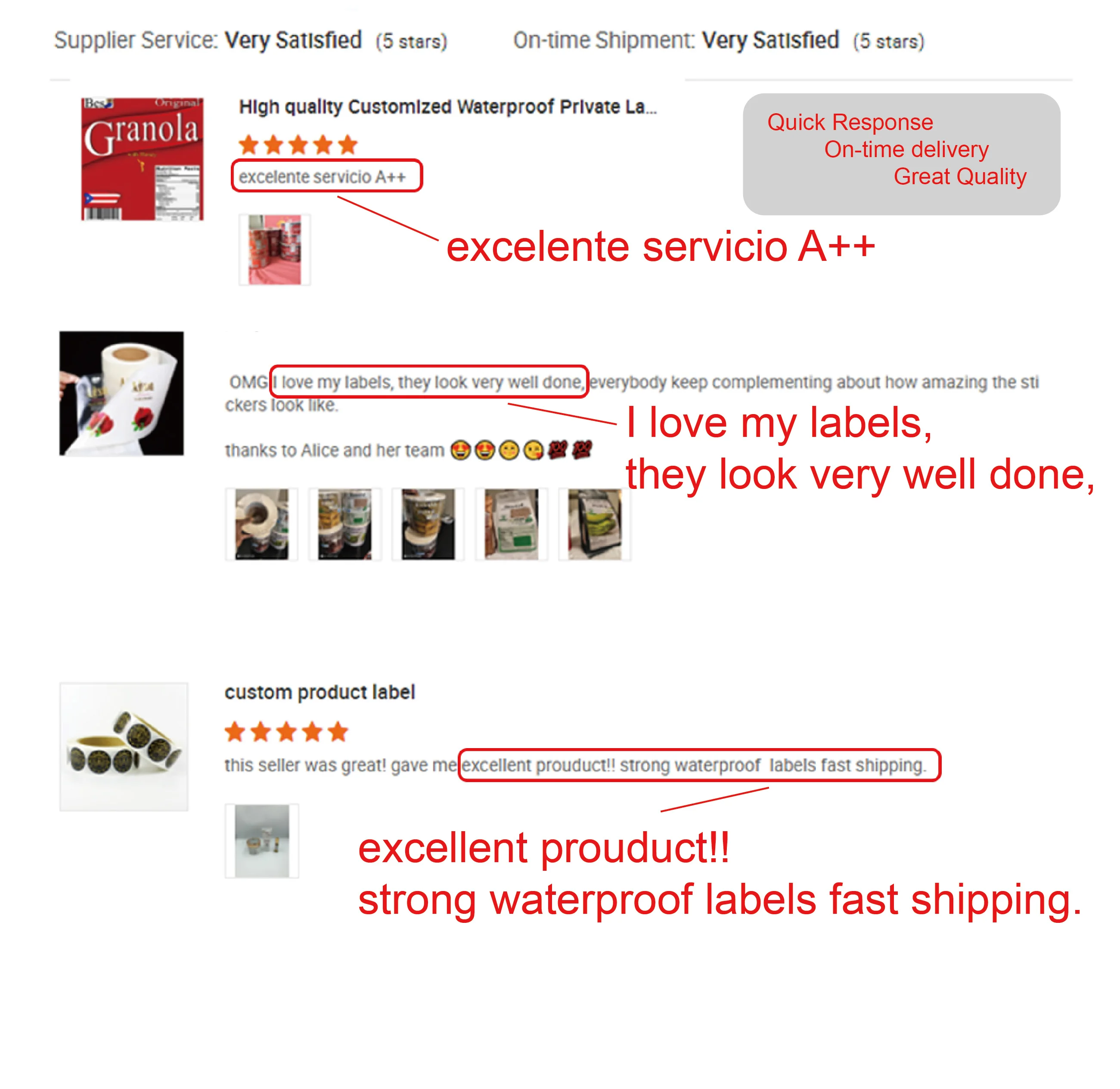 Custom high quality self-adhesive label printing hologram sticker label