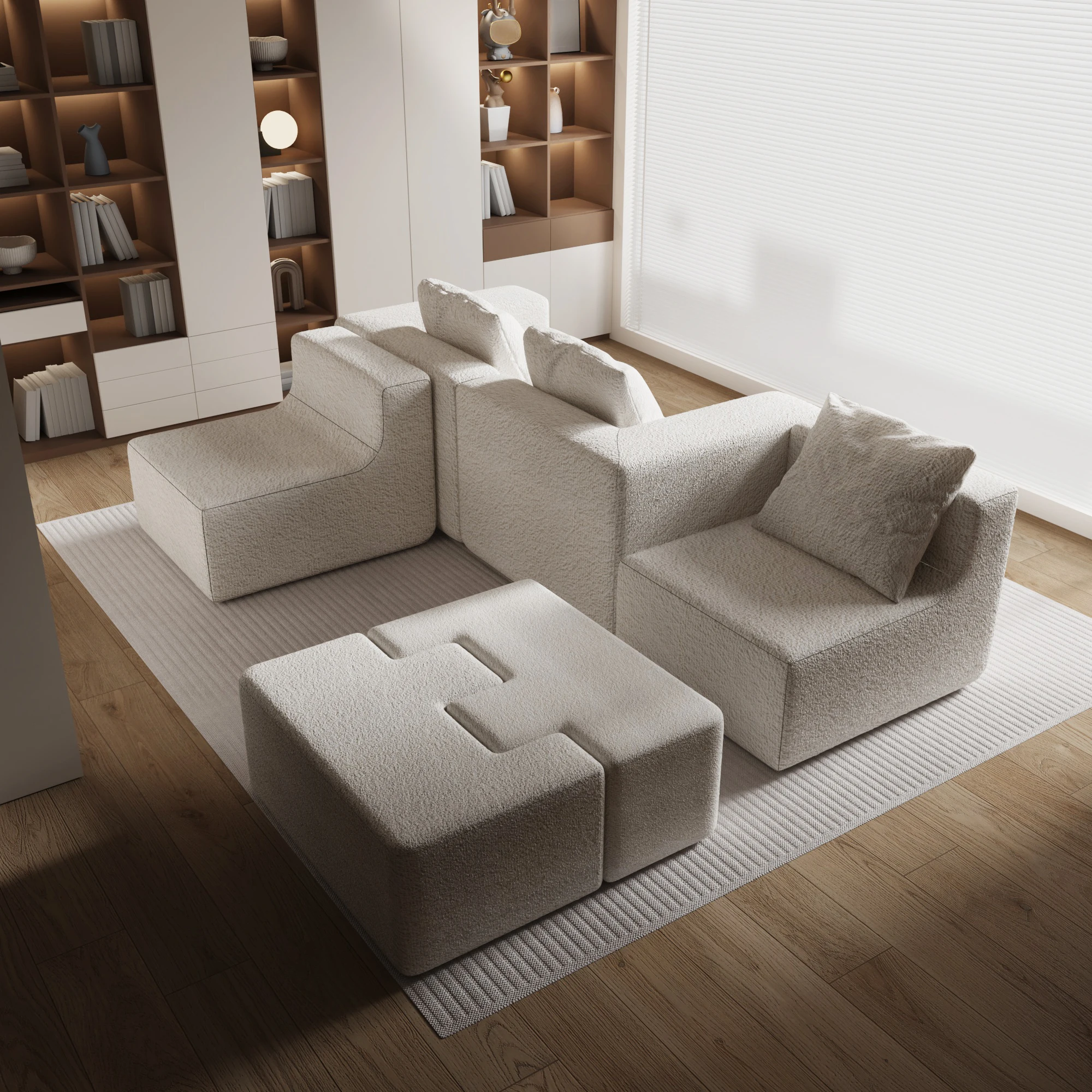 Small Apartment Convertible Modular Sectional Sofa L Shaped Couch Reversible Velvet Corner Sofa Bed