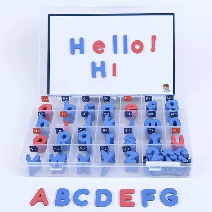 magnetic toys AGE 3+ kids magnetic Letters and Numbers for learning , foam eva letter fridge magnet DIY Educational Toy