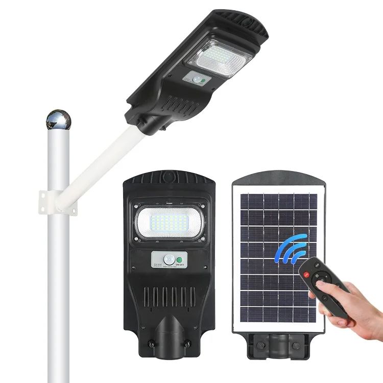 COYOLED Outdoor  IP67 Waterproof 20/40/60/90W Power Integrated Road Garden Light Led Solar Street Light with Remote Control