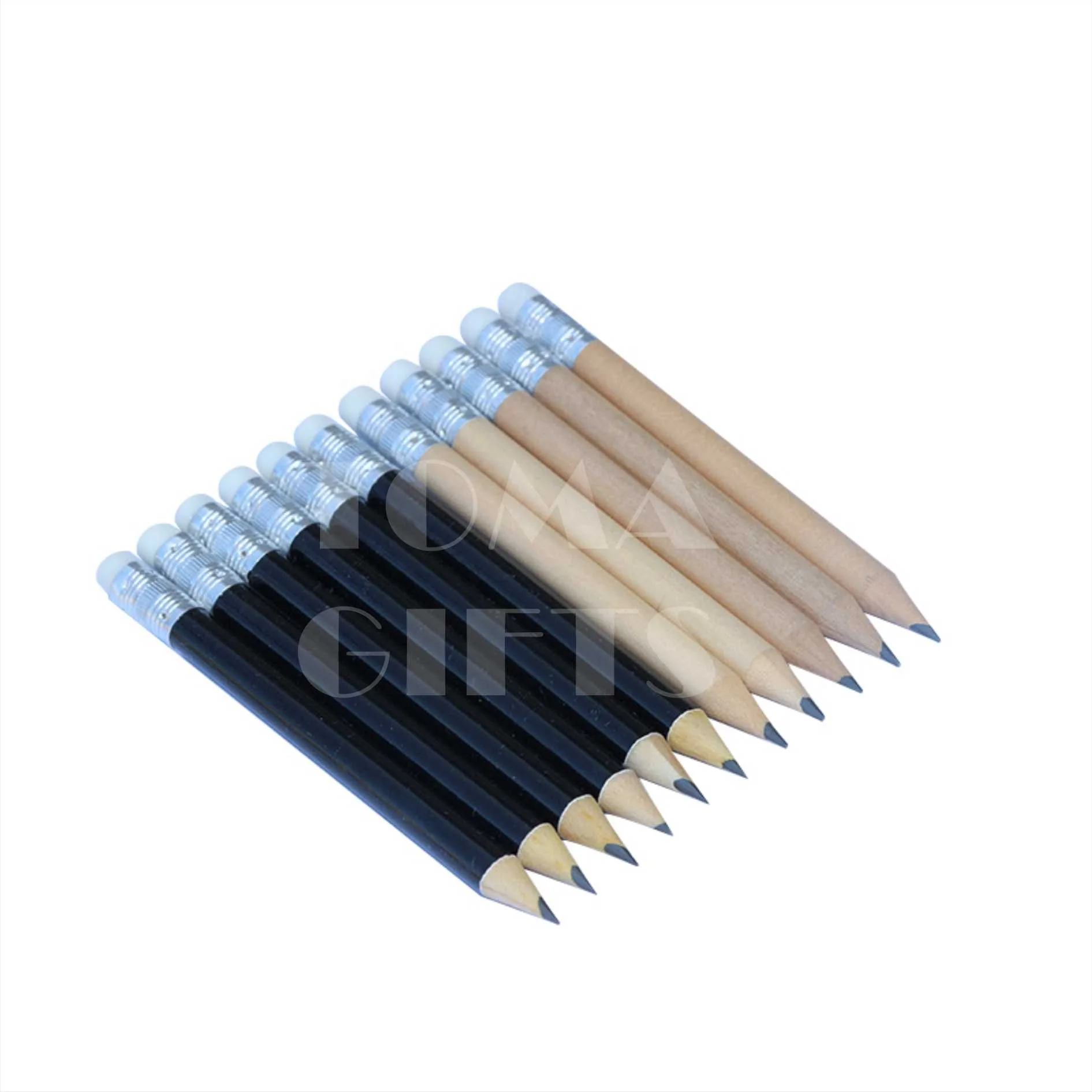 Оптовая продажа с фабрики, недорогой ластик 2B HB с пользовательским логотипом, офисные принадлежности, маленький карандаш