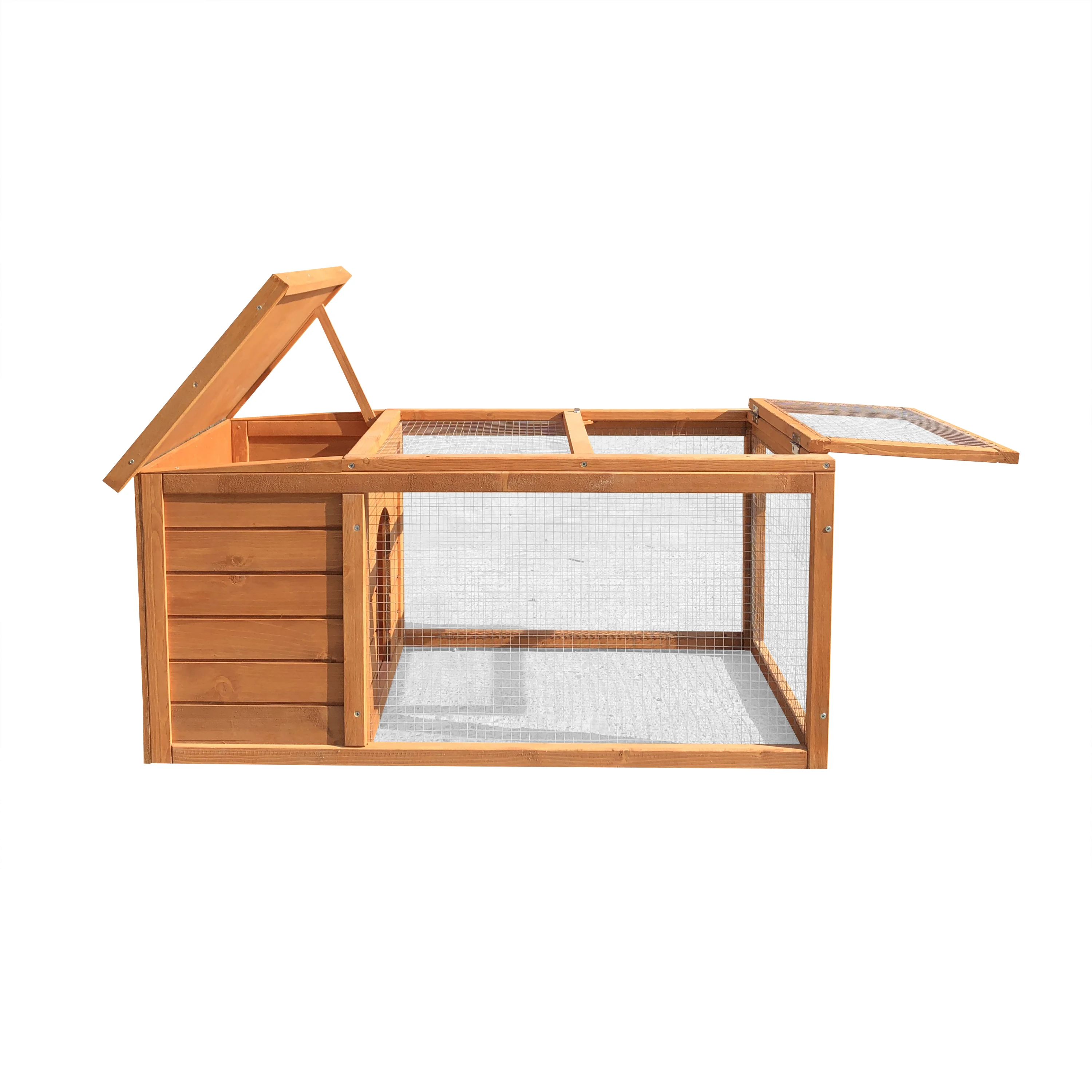 Wholesale Holz Hasenstall Backyard Rabbit House Cages for Rabbits