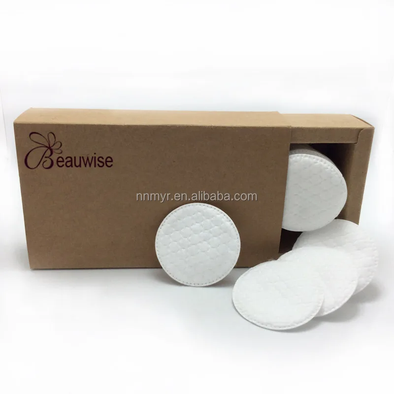 Stitch thickened edge sealed circular makeup cotton makeup remover cotton degreased cotton pads, disposable factory direct sales