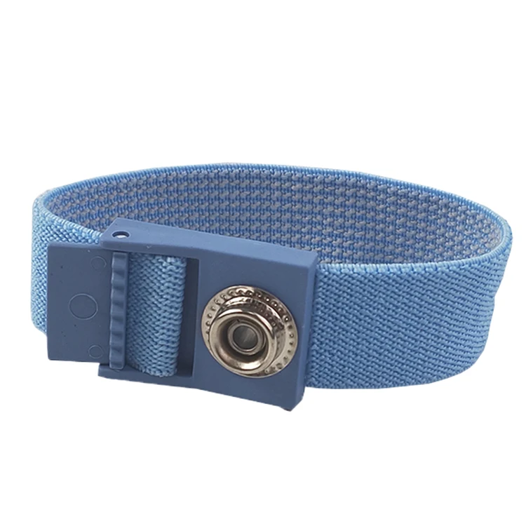 EPA Cleanroom Use Electrostatic Discharge Cordless Anti Static Band Blue Wireless ESD Bracelet Antistatic Wrist Strap