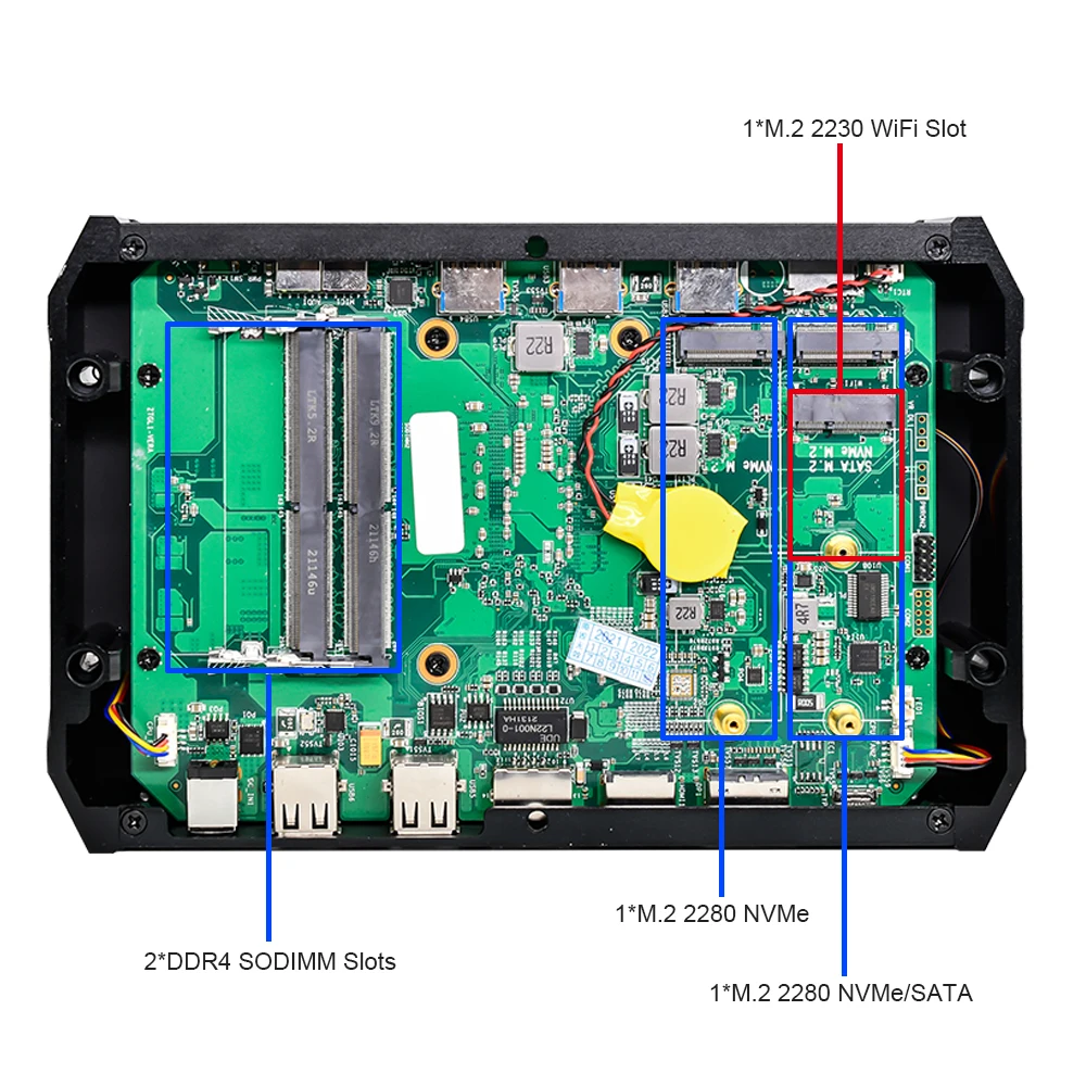 Topton мини-ПК 11-го поколения i9 11900H i7 11800H 1165G7 Nuc Настольный 2 * DDR4 NVMe SSD 3x4K дисплей HTPC игровой компьютер все в одном