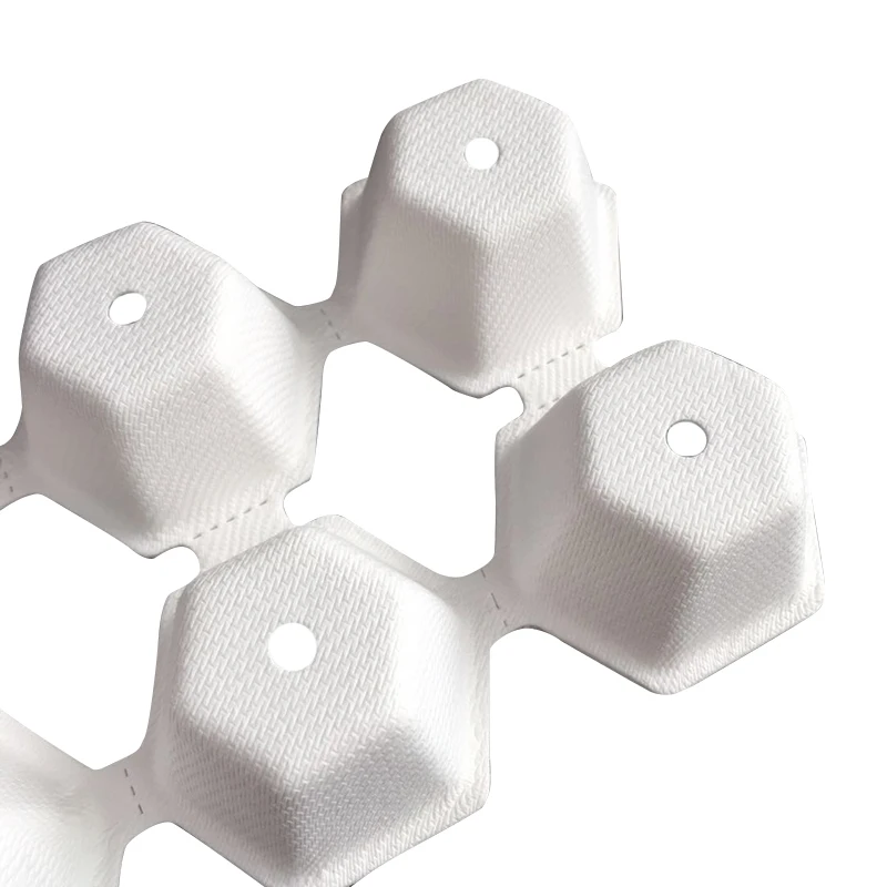 Tray Food Packaging Tray Custom Pulp Paper Cakes and Chocolates Paper for Wedding OEM Packaging Inserts Pulp Moulding