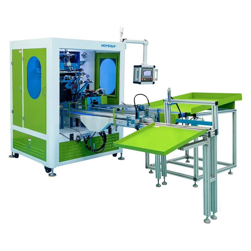 MultiColor Full Automatic Plastic Milk Tea Cup Screen Printing Machine for Paper Cup Printer Salad Bowl Ice Cream Cup Serigrafia