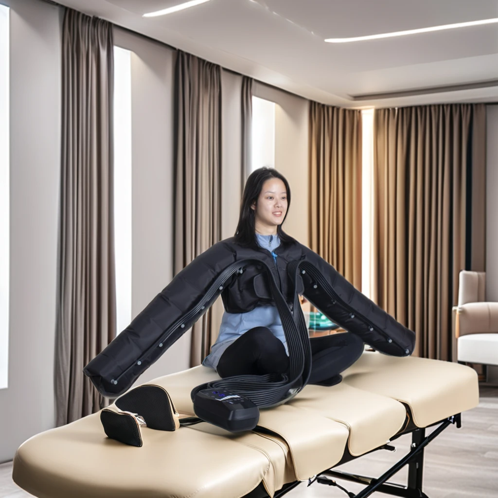 Sports Athlete 8-Chamber Air Compression Therapy Leg Recovery Boots Doctor Recommended Massage Products Life Compression Therapy