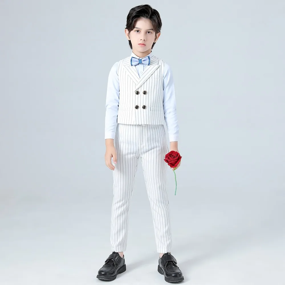 Boys Wedding Party Performance Costume Casual Kids Holidays Suit Sets Blazer boy suits children