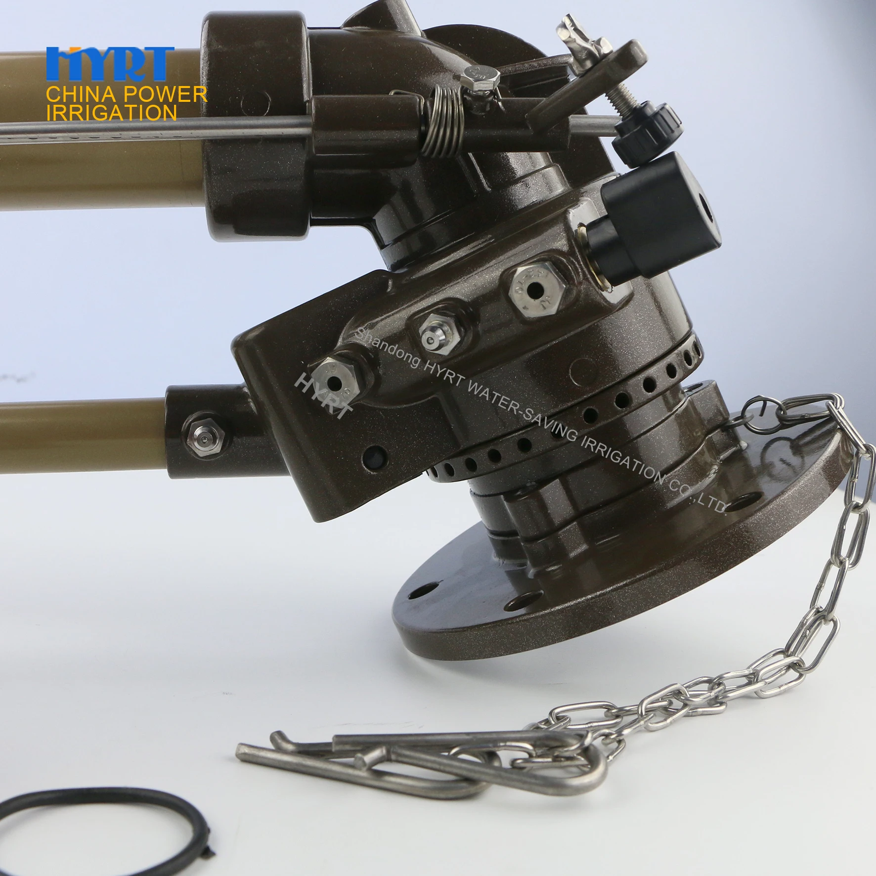 50m Rain Gun 360 Gear Drive Impact Sprinkler For Agricultural Irrigation big gun sprinkler