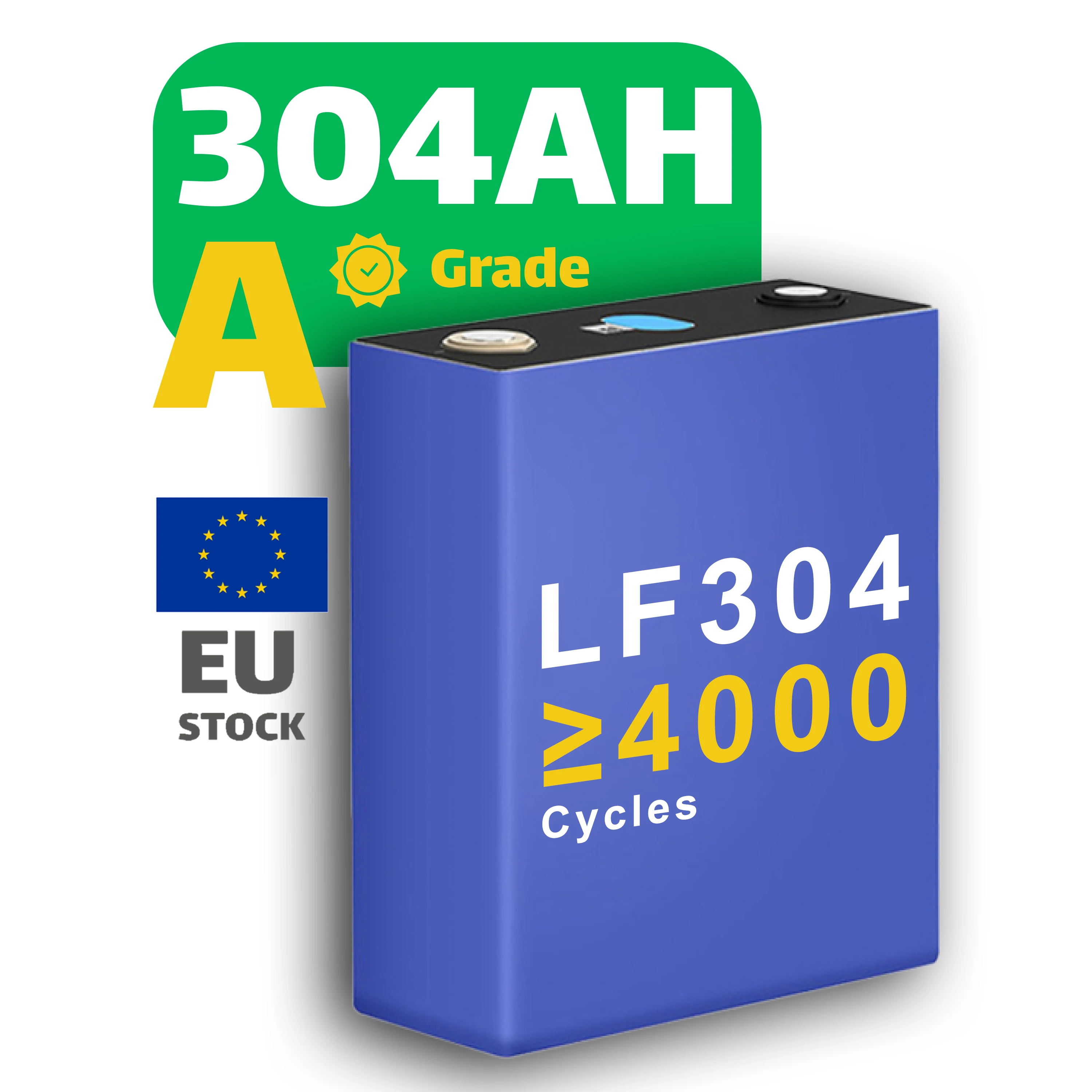 EU US Stock Lifepo4 3 2 В LF304 315ah 300ah 230ah 200ah 170ah 150ah 105ah 100ah 30ah 12V 24V 48V литий-ионные аккумуляторы DIY
