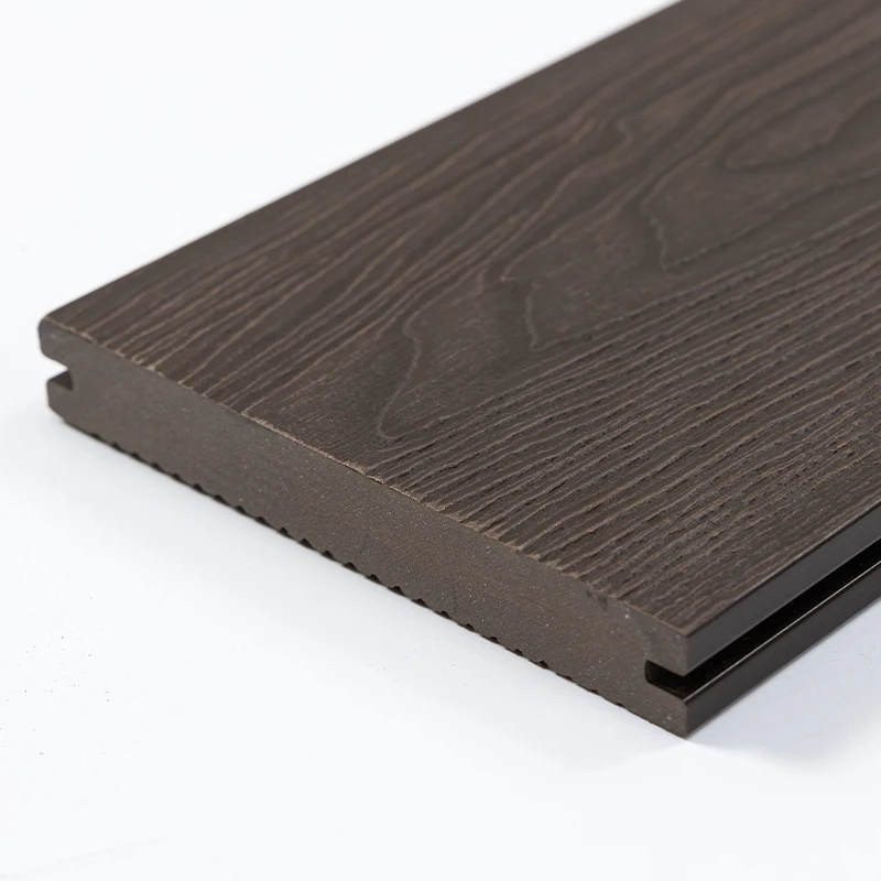 LYW Difficult Distortion Environmental friendly swimming pool deck floor composite wpc decking floor