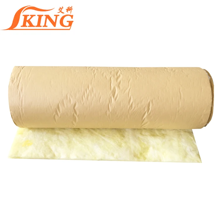ISOKING Thermal Insulation Glass Wool Felt Acoustic Thermal Insulator With Aluminium Foil