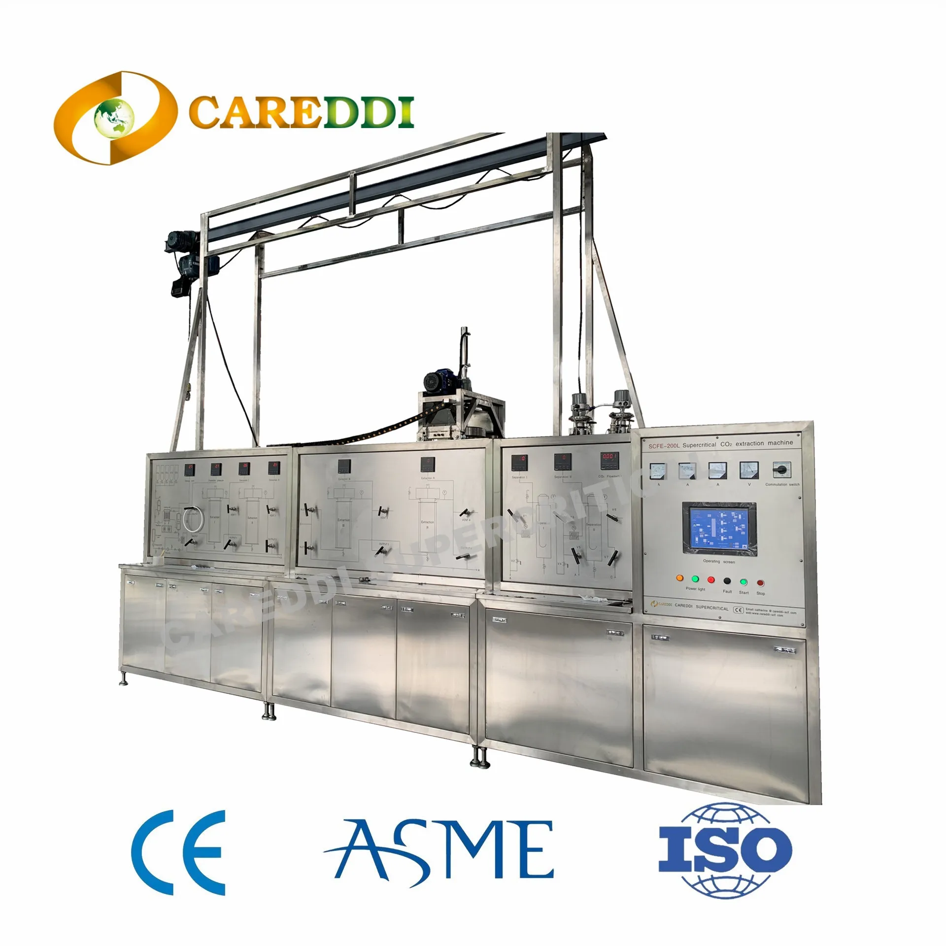 Заводской производитель, Сверхкритическая машина для экстракции CO2 в промышленном масштабе для экстракции травяного эфирного масла