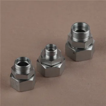 Metric Male & Female 60cone Seat Hex Blank Hydraulic Adapter 2D standard production