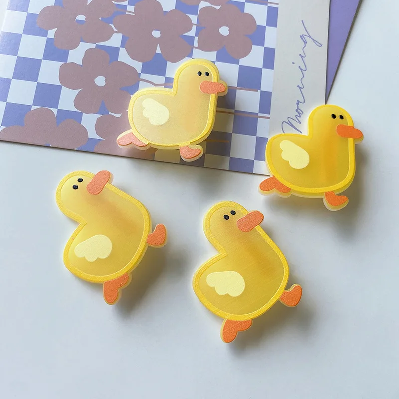 Qianjin Wholesale kids accessories ducklings for hair  Egg Hair Clip Duck Hair Barrettes accessories for girls