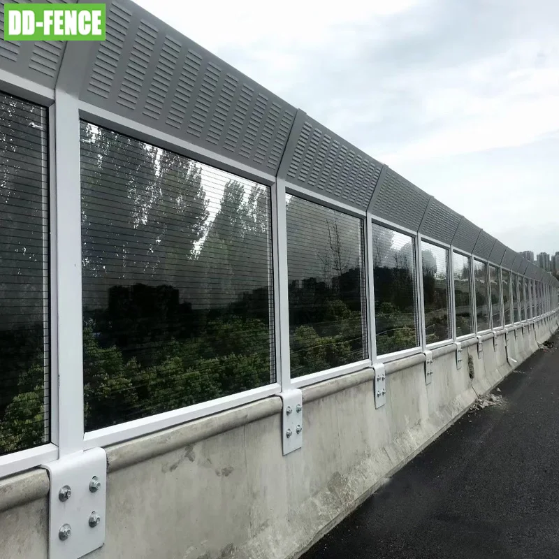 Factory Supply Metal Mobile Noise Reduction Road Sound Barrier Isolation Barrier Highway Noise Barrier