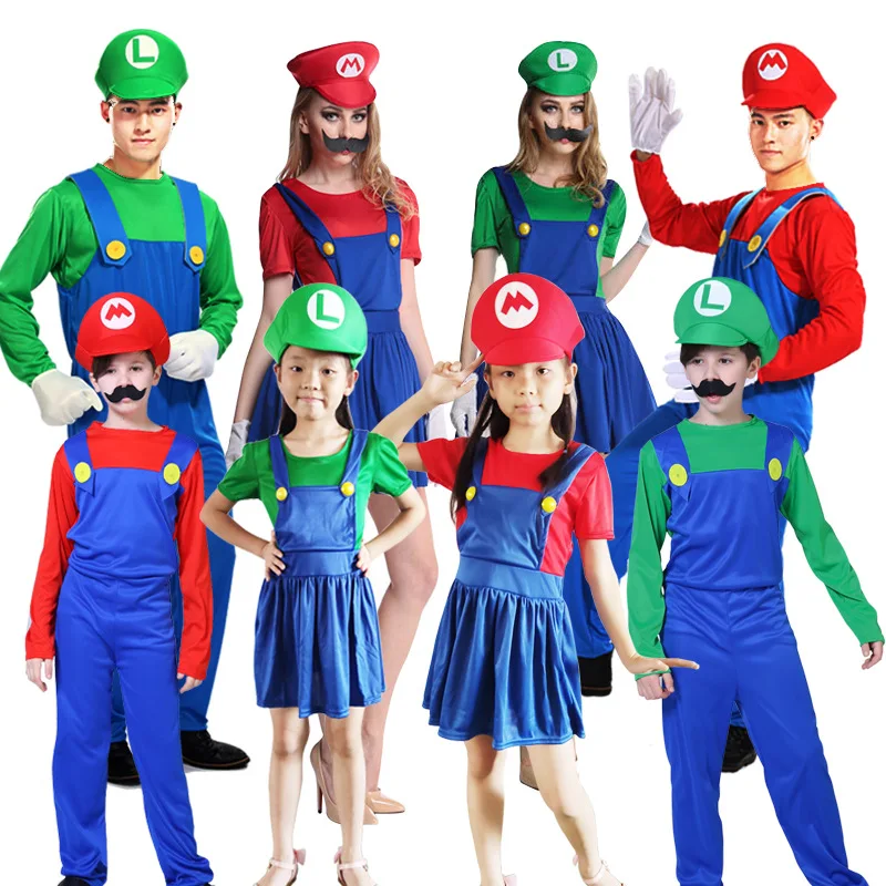 Halloween Spot goods Super Mary Costume Comic Cosplay Costume Popular Film & Television Costume
