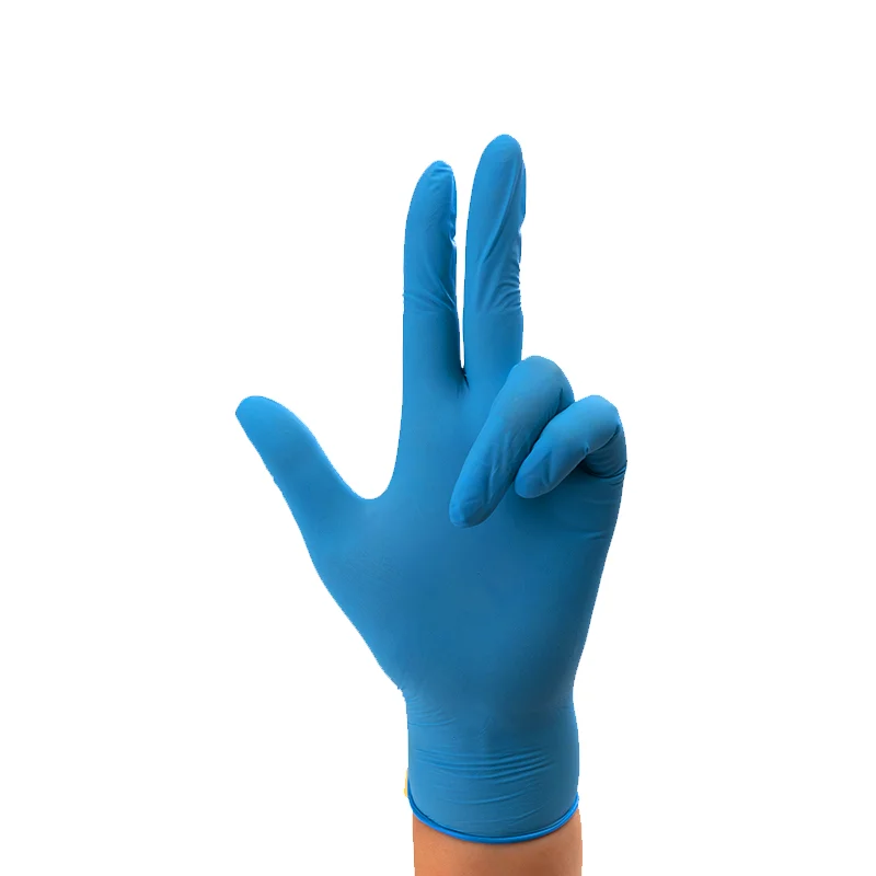 Cindy WhatsApp: +8619921231139 Synthetic Nitrile Blue Disposable Gloves Large Medical Powder Free Nitrile Gloves Disposable
