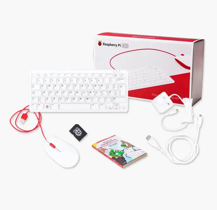 Keyboard Type Raspberry Pi 400 Personal Computer Kit Desktop Kit With 4K Video Playback
