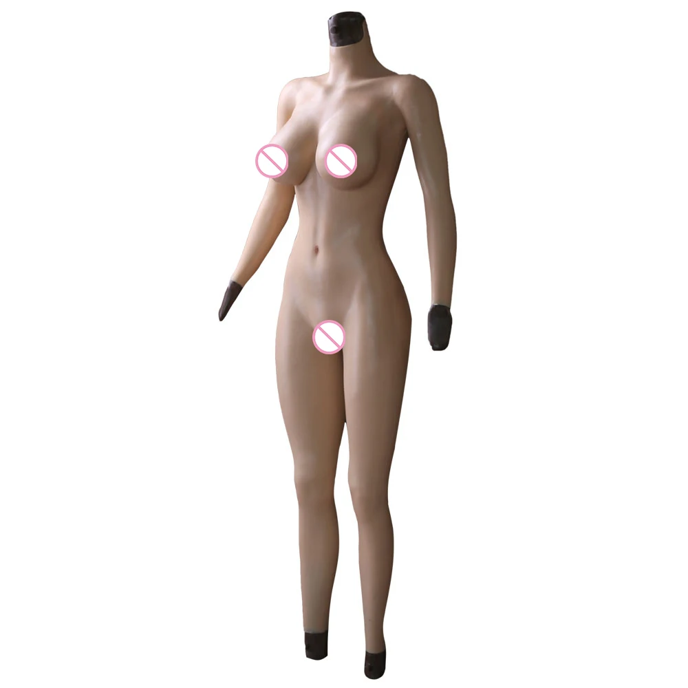 KnowU Crossdresser Female Silicone Body Suits With E Cup Breast Form And Ninth Vagina Panties For Drag Queen Transgenders
