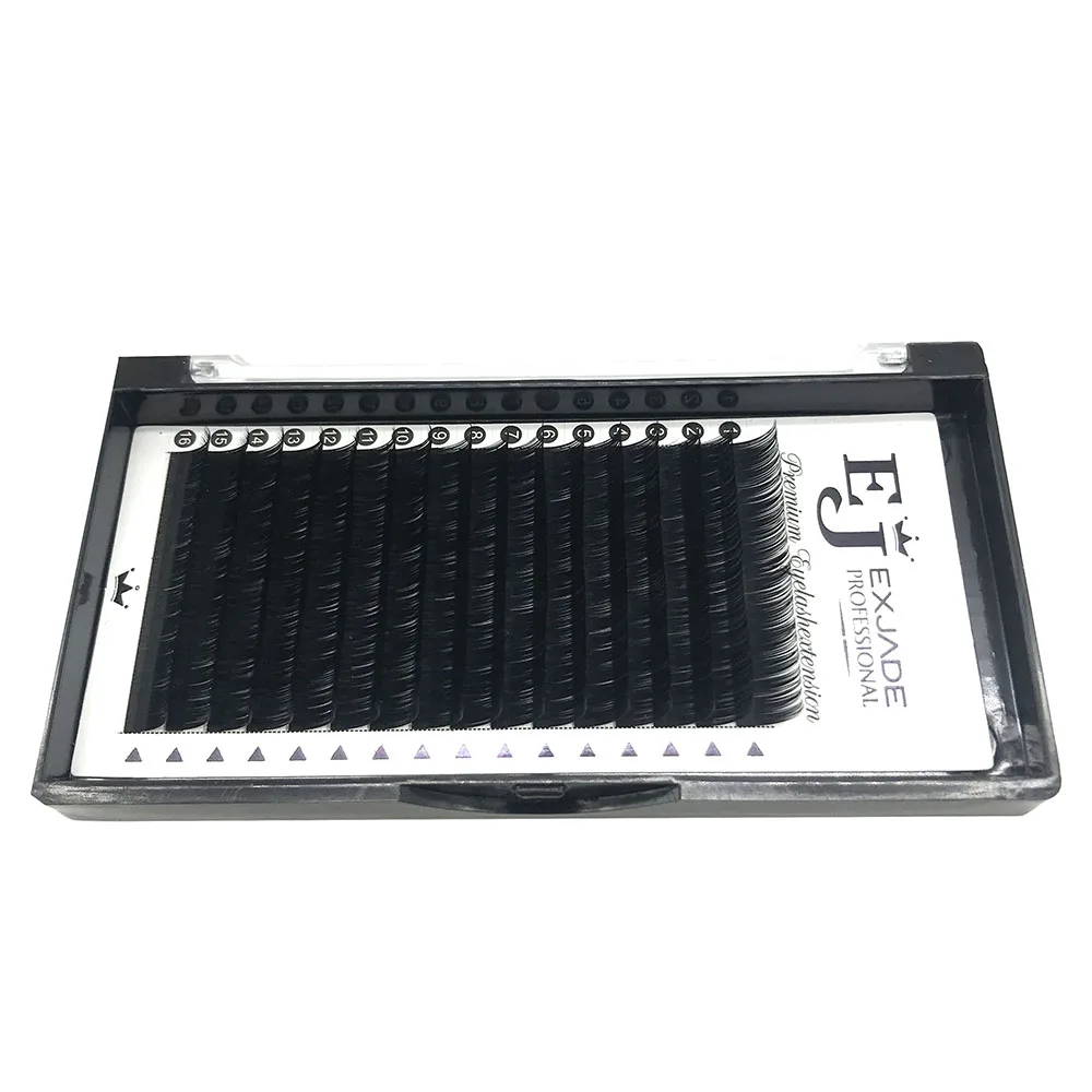 Фабрика оптом наращивание ресниц частная марка пользовательские лоток наращивание ресниц 100% HANADMADE