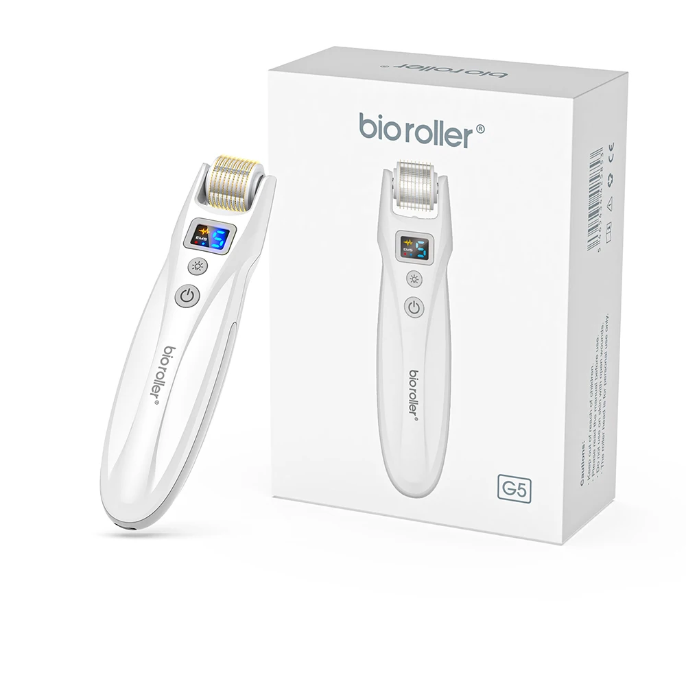 Best Beauty tool  Dermaroller Bioroller Wireless Microneedling r G5 Derma Roller LED Red light  for Skin Care device