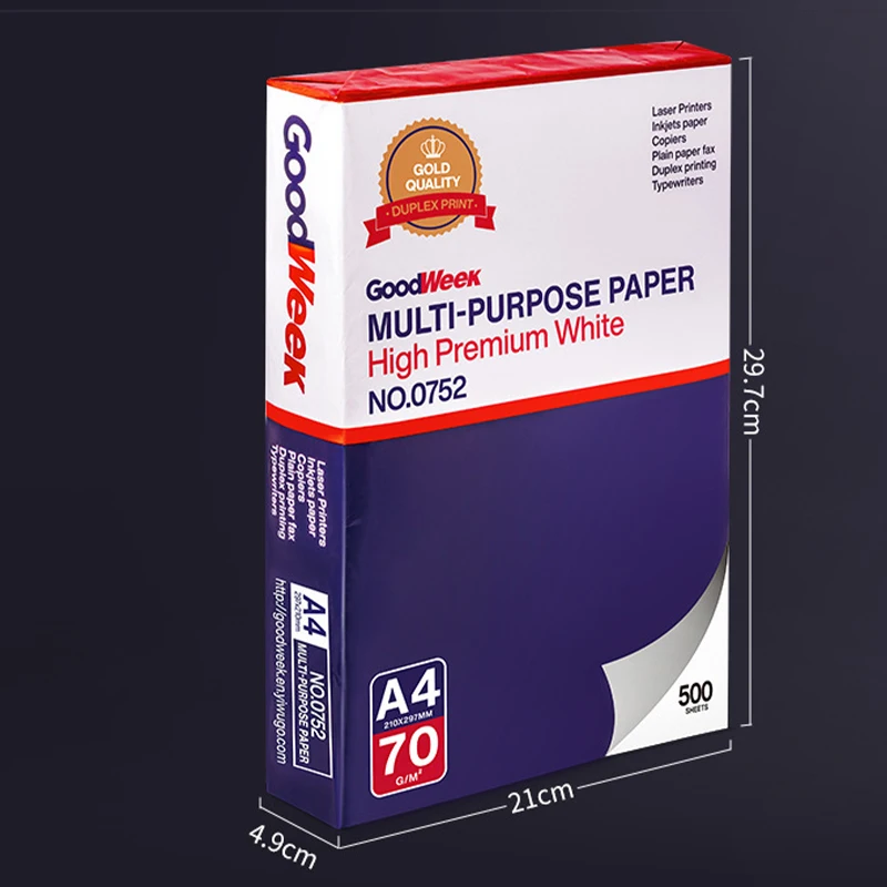 Китайские производители a4 копировальная бумага 70gsm 75gsm 100% древесной массы канцелярские товары печатные