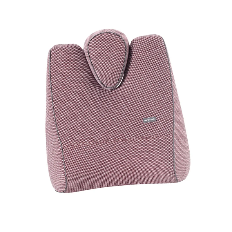 Оптовая продажа дышащей ткани с вышивкой автомобильное сиденье поясничная подушка поддержки