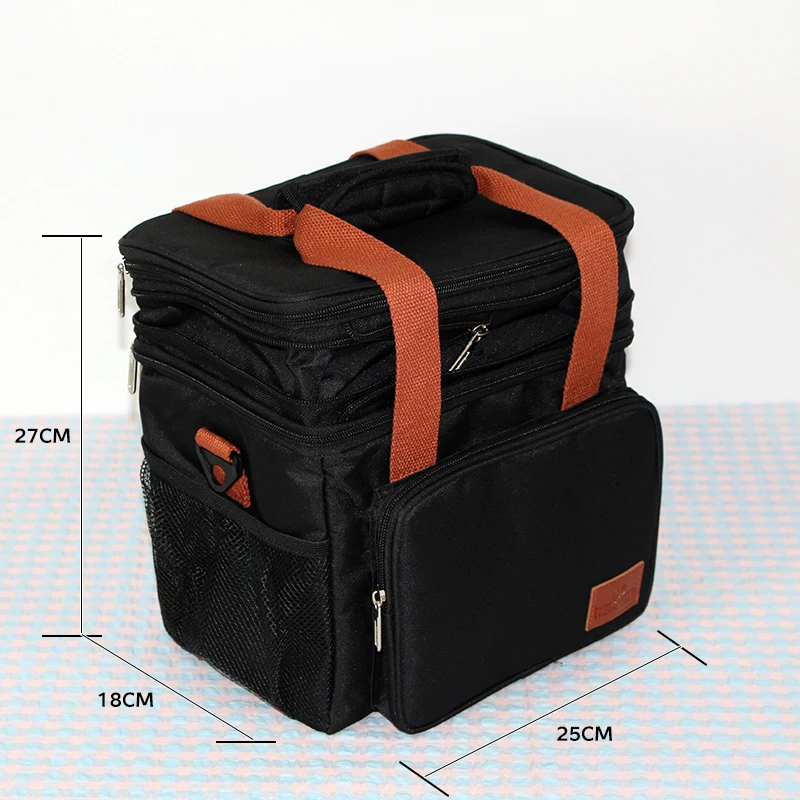 Large Insulated Meal Prep 15L Lunch Cooler Box bags for Adults, Women Men Office Thermal Fashion Waterproof New Style 2023/