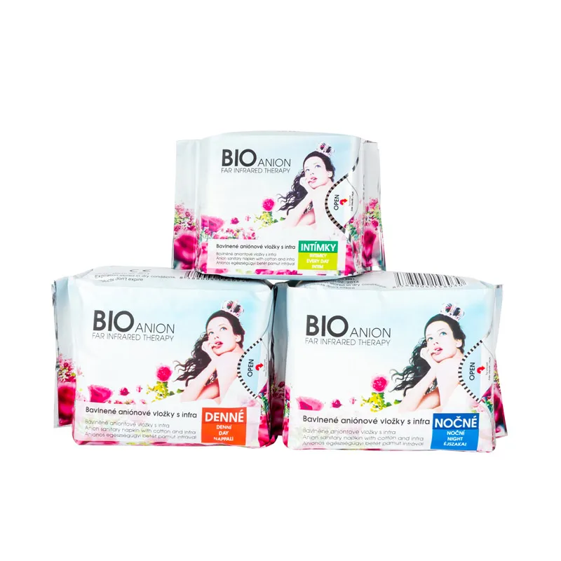 Free sample  Anion reusable sanitary pads menstrual OEM womens pads