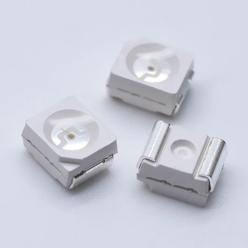 1 пакет/1000 шт. яркие smd теплые белые 3528 светодиодные чипы/smd 1800-2200mcd 2700-3000K