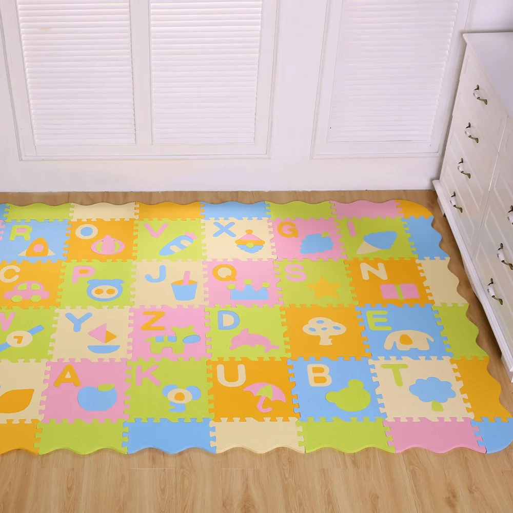 Best Sell Eco Friendly Soft Anti Slip Folding Portable Eva Foam Mat Wholesale Baby Foam Play Mat