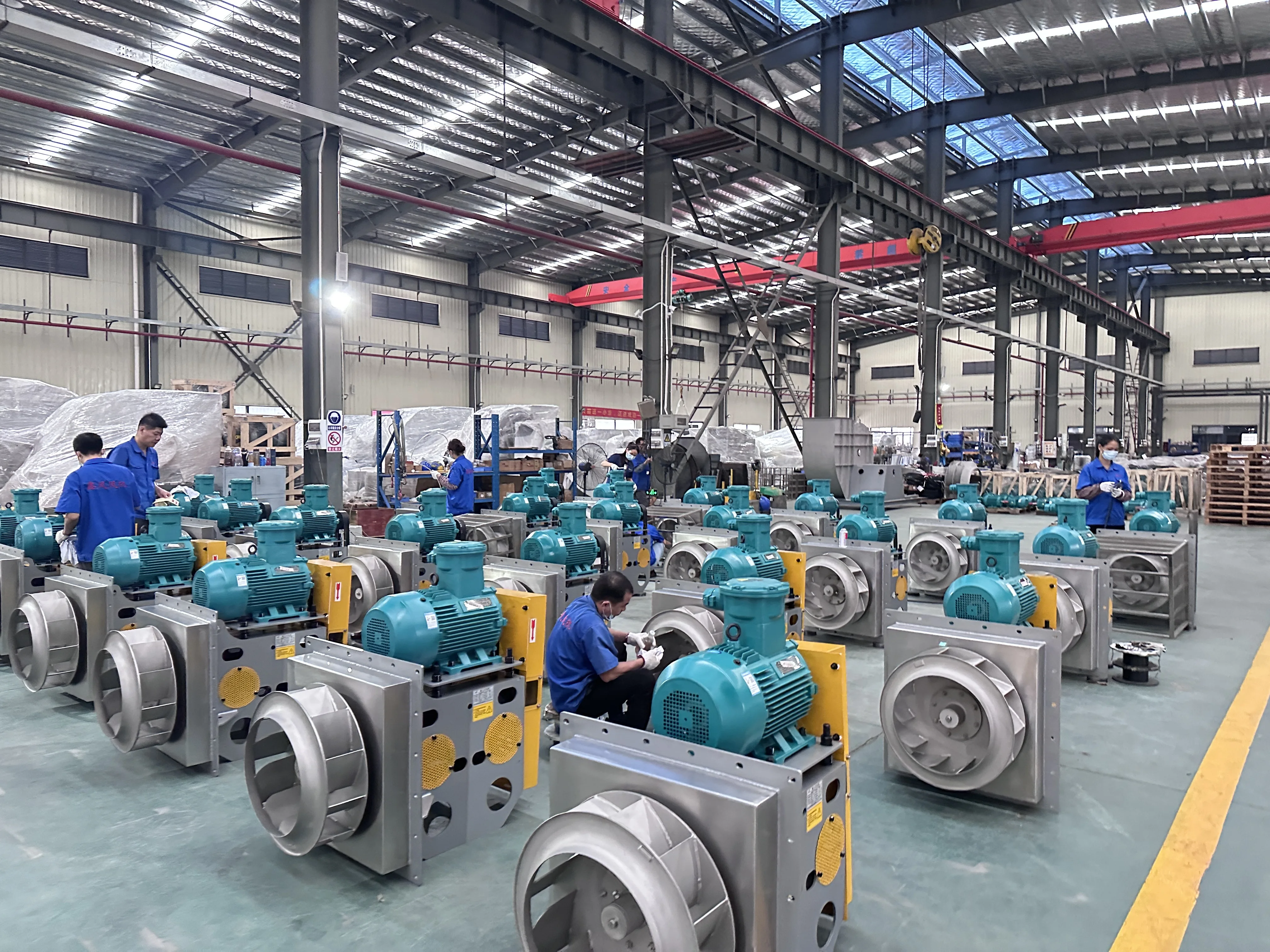 Industrial High Pressure Single Suction Radial Air Blower/Ventilating Centrifugal Blower Fans