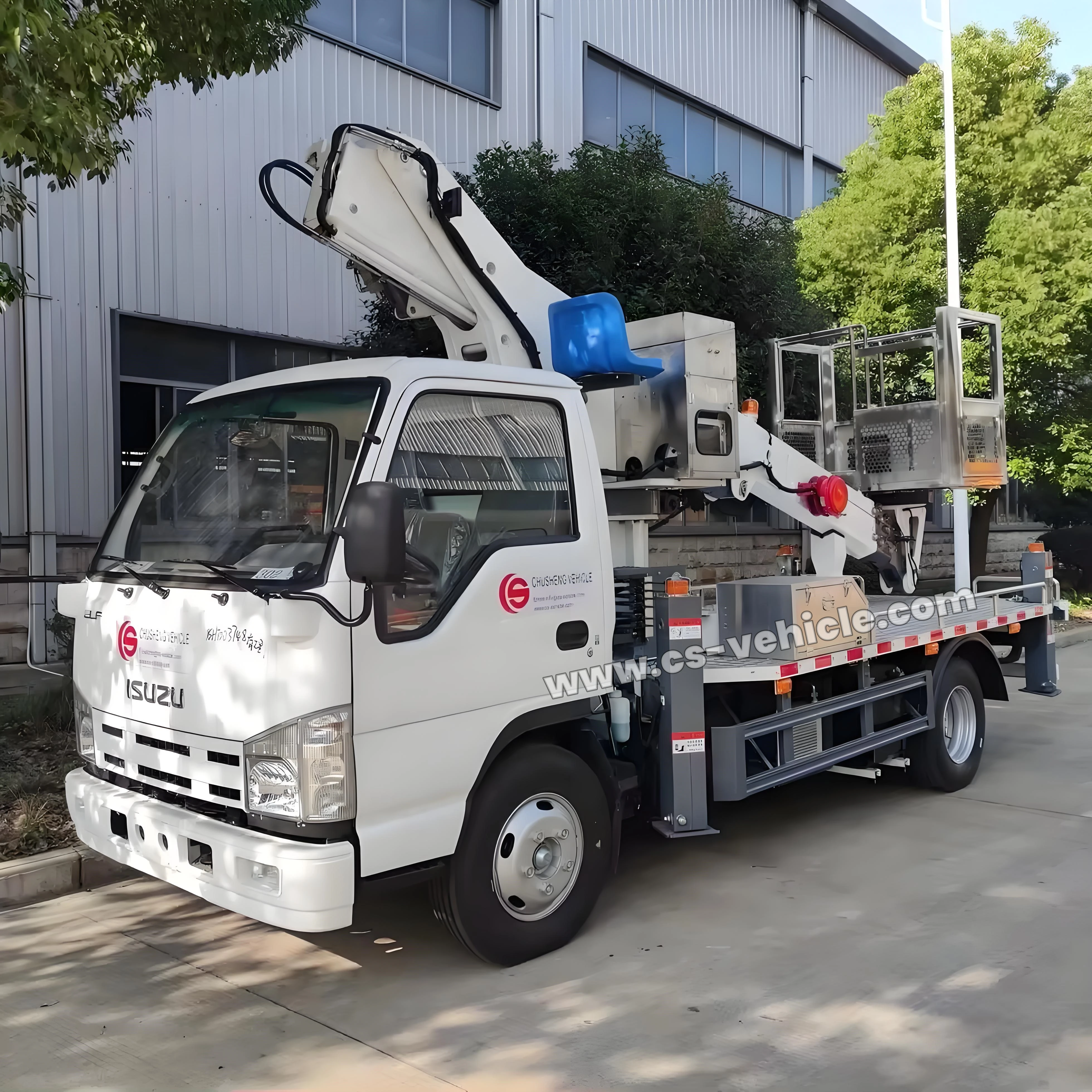Factory Price Used ISUZU 4*2 16M 18M  High-altitude Telescopic Boom Lift Truck for sale