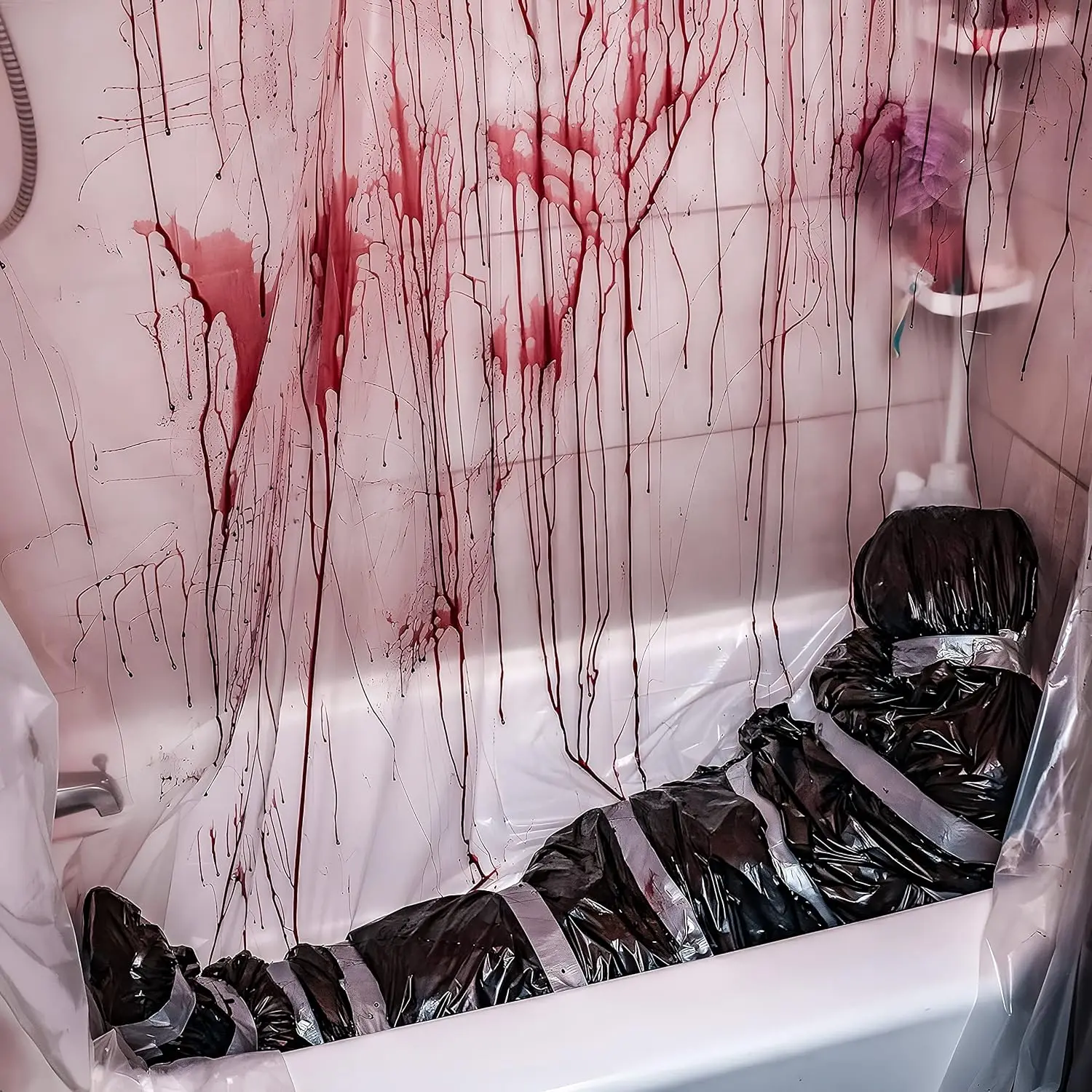 Halloween Props Halloween Corpse Prop Plastic Crime Scene Artificial Halloween Dead Victim Prop Decorations