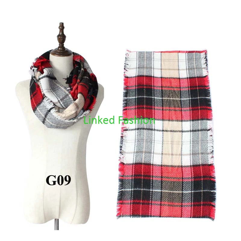 2019 женщин бесконечность шарф шаблон печати женщин loop Мода Бесконечность теплые зимние buffalo одеяло плед шарф