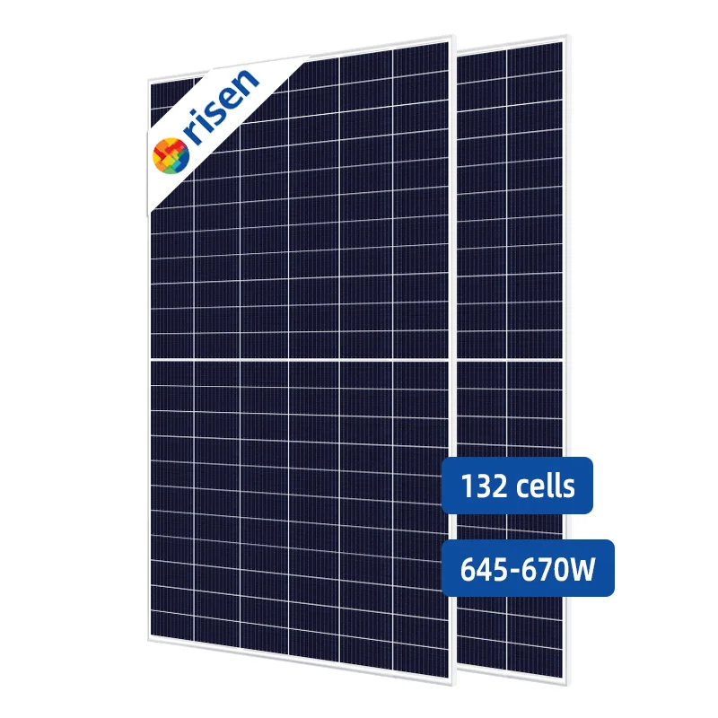 Risen Solar Panel Half Cut Mono Perc Solar Module 600W 700W 800W Solar Panels Manufacturer Pv Panels