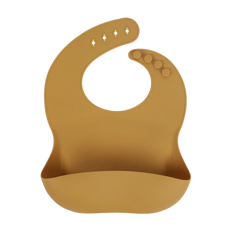 manufacturer custom design bpa free price waterproof bowl oil-proof silicone baby bib with food