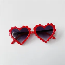 2022 Hot Sale Children Lovely Heart Shape Sunglasses Baby glasses For Girls Boys Students Kids Sunglasses Shades 6 Colors