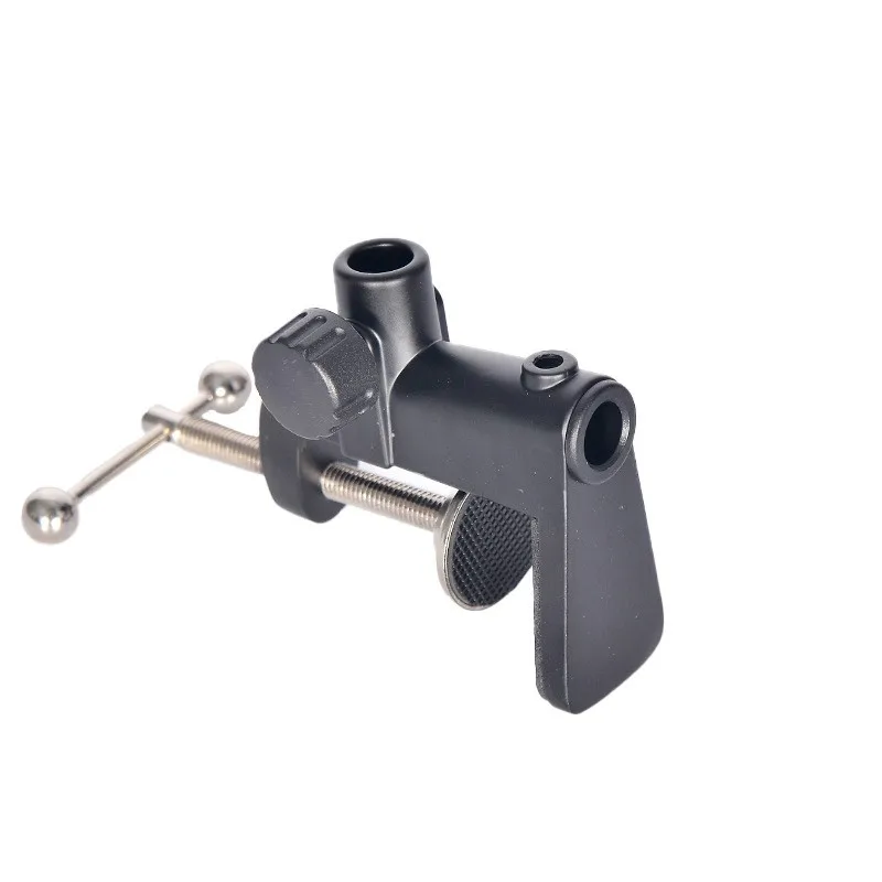 Flexible dual purpose Accessories DIY Fixed Metal Clip Light Mount Fittings Screw Camera Holder for Broadcast Microphone Desk